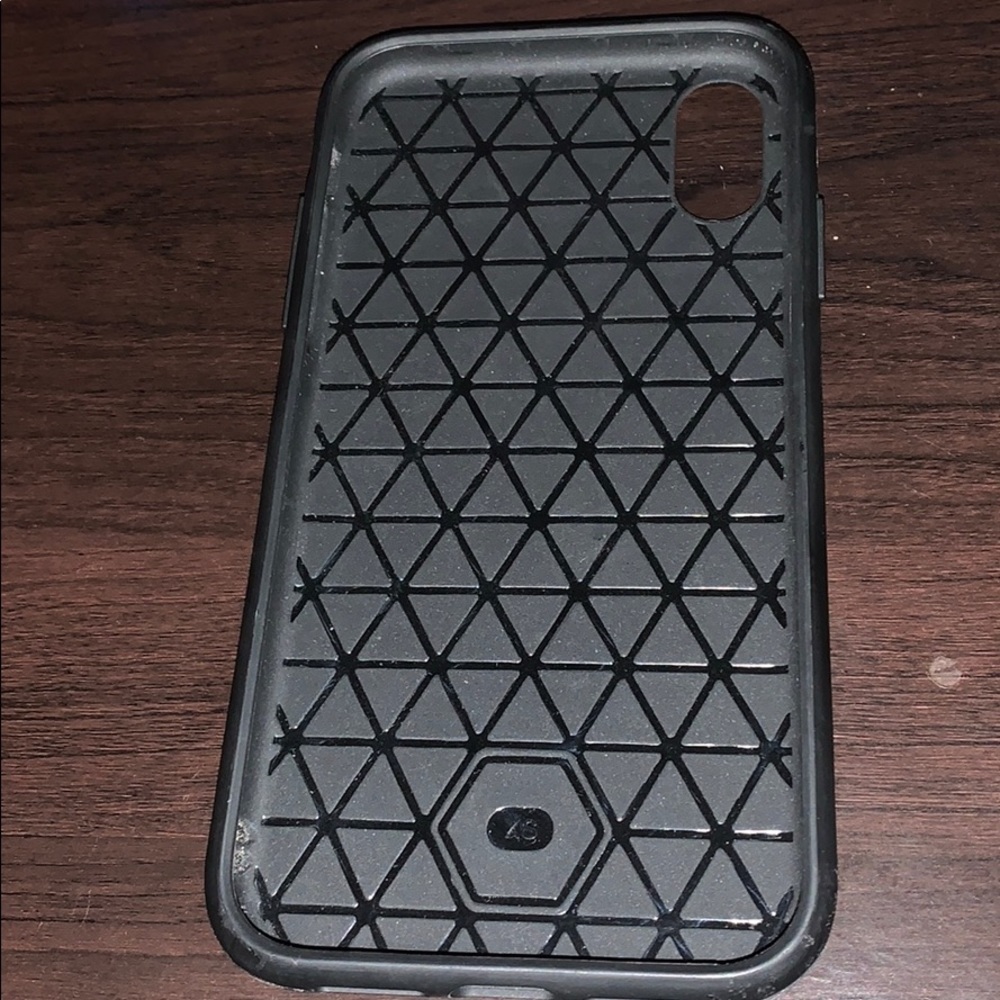 Black And Silver iPhone XR Case